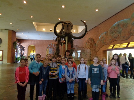 учащиеся 3-х классов посетили Палеонтологический музей